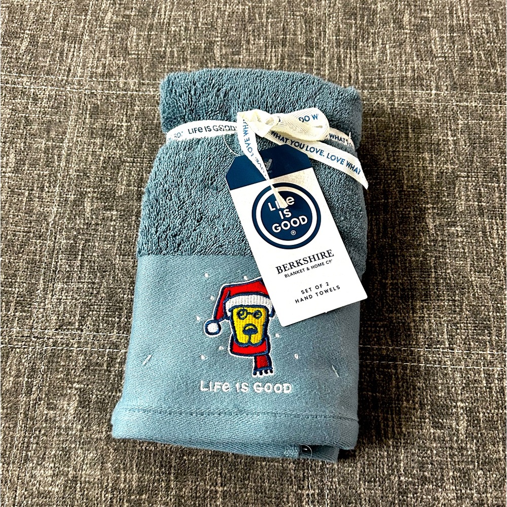 Life is Good hand towels